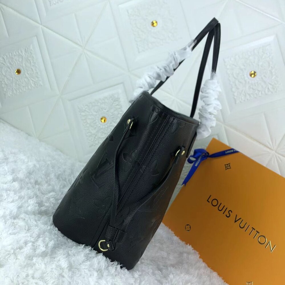 Louis Vuitton NEVERFULL Tourterelle LV Black Totes Bags - Picture 5 of 7